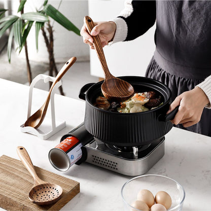 Set of Kitchen Utensils Made from Wood