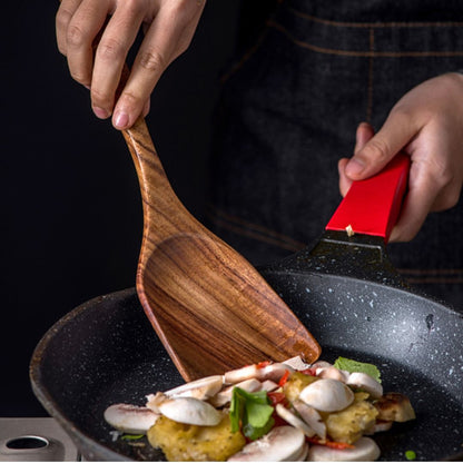 Set of Kitchen Utensils Made from Wood
