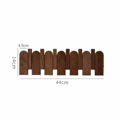 Stylish Wooden Coat Rack with Musical Design