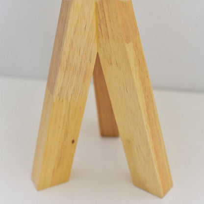 Chic Wooden Tripod USB Lamp for Stylish Spaces
