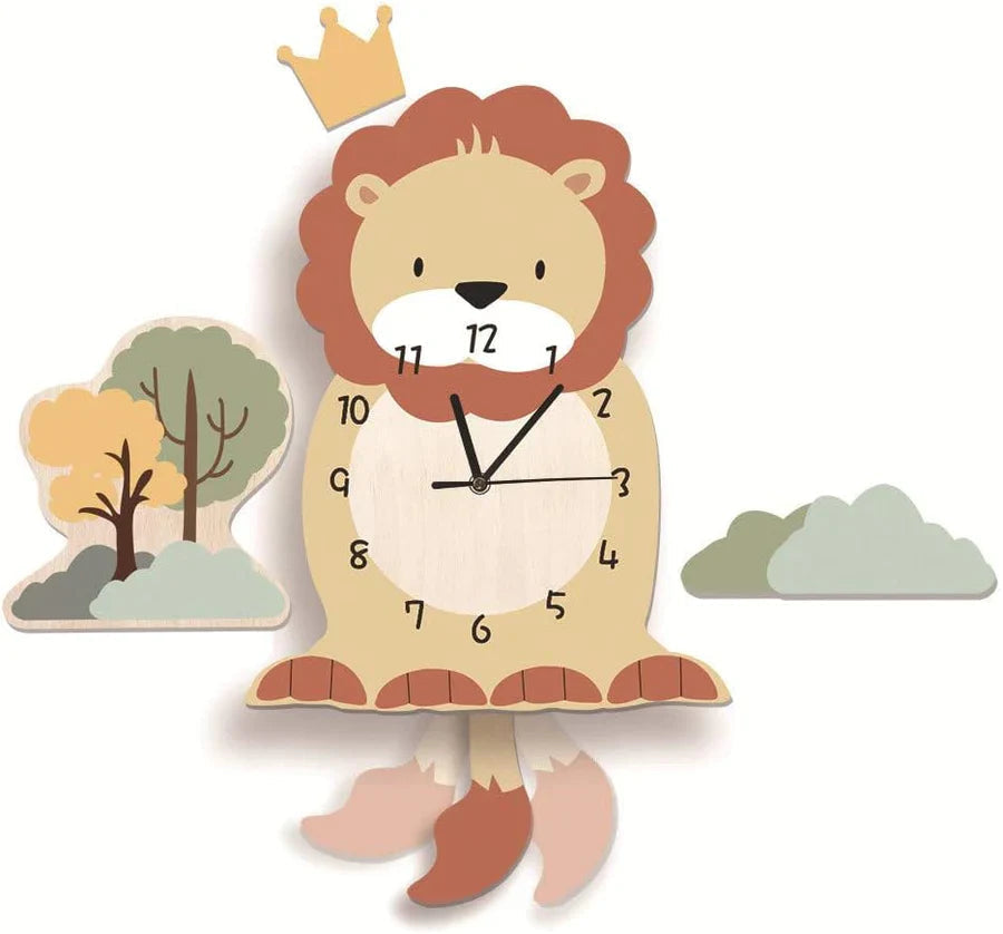 Kids' Animal Themed Wall Clock – Playful Decor for Children's Rooms