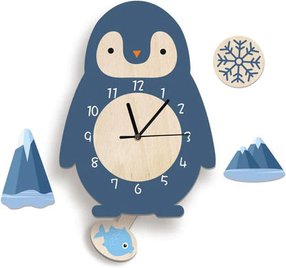 Kids' Animal Themed Wall Clock – Playful Decor for Children's Rooms