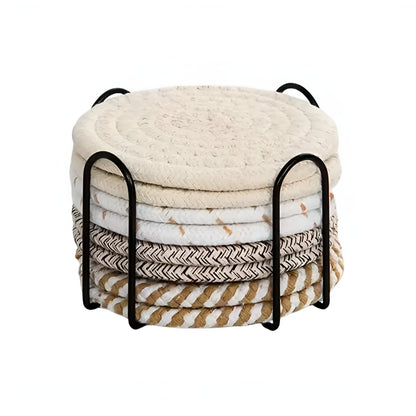 Natural Charm Coaster Collection | Set of 8