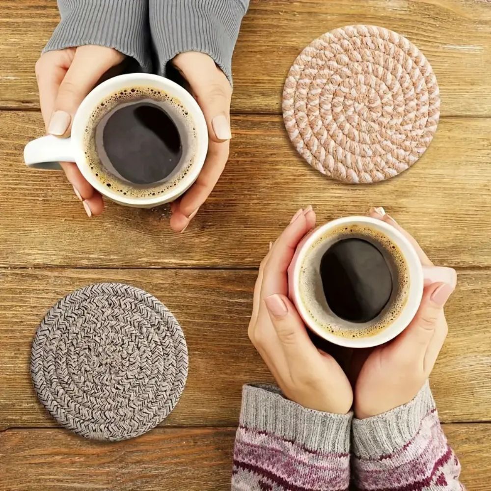 Natural Charm Coaster Collection | Set of 8