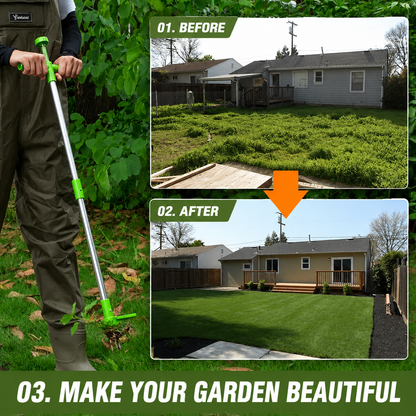 RootRemover Pro | Ergonomic Weeding Tool | Stand Tall