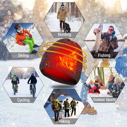 Rechargeable Heated Beanie for Ultimate Warmth