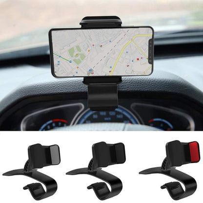 Car Phone Holder with 360° Rotation for Dashboard