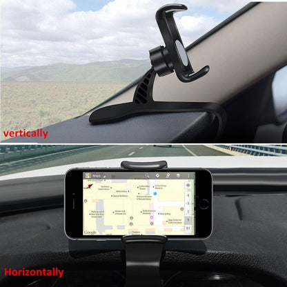 Car Phone Holder with 360° Rotation for Dashboard
