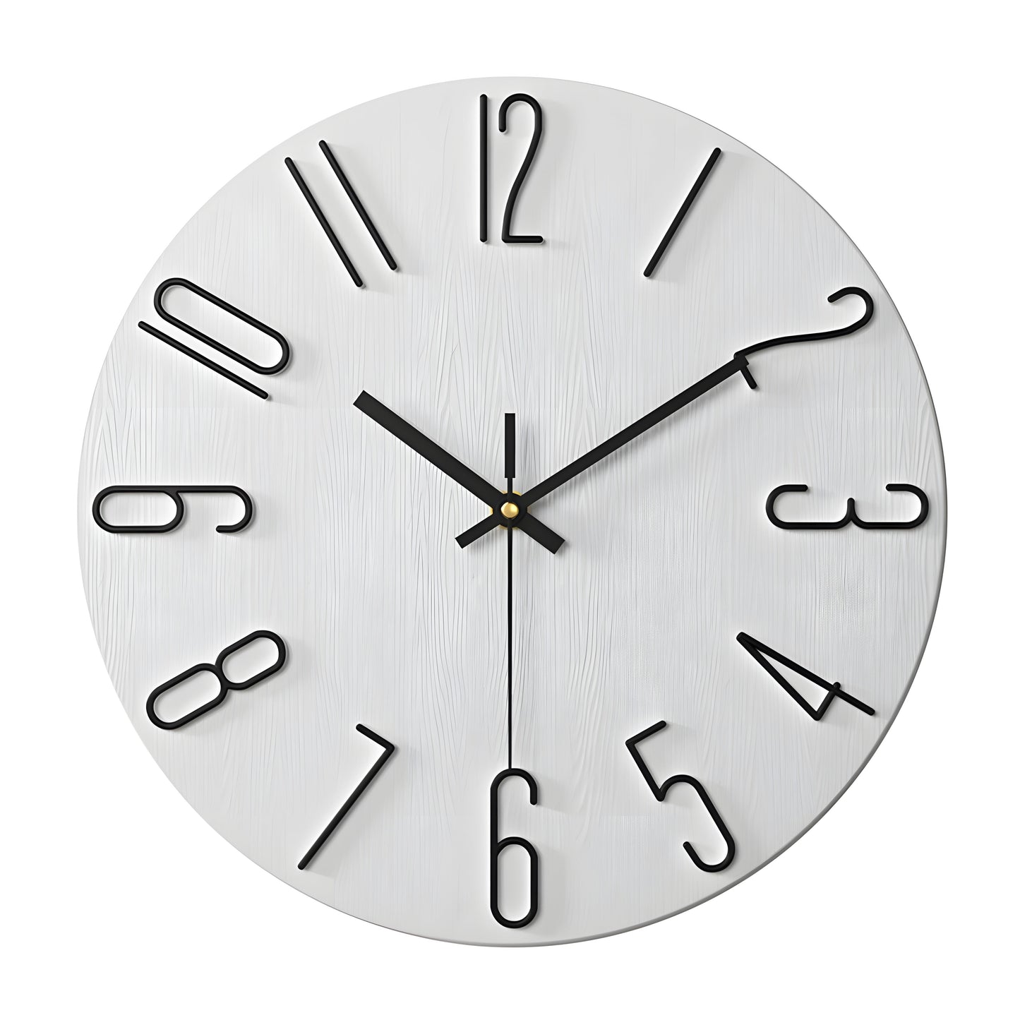 Minimalist Wall Clock with Silent Quartz Movement for Modern Interiors