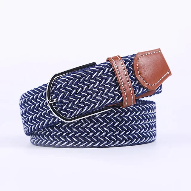 Stretchy Casual Belt Crafted from Elastic Fabric