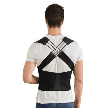 Ergonomic Back Support Belt with Adjustable Design