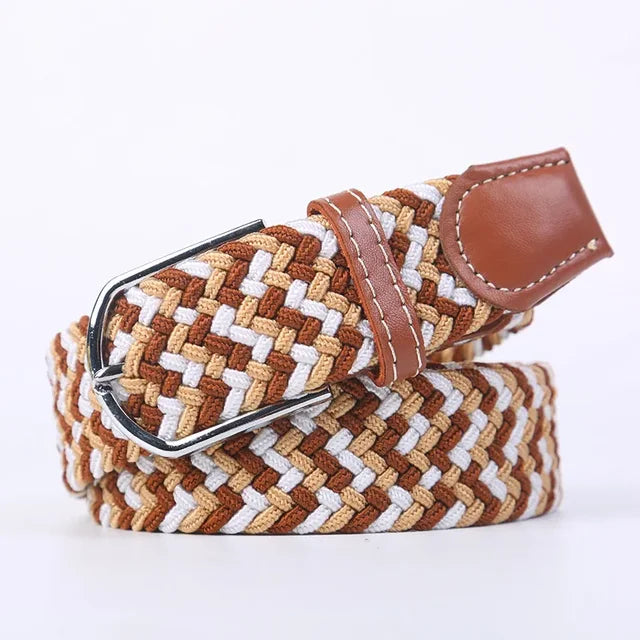 Stretchy Casual Belt Crafted from Elastic Fabric