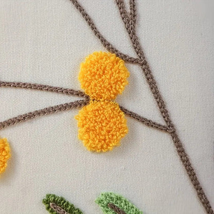 Vibrant Floral Embroidery Pillowcase for Every Room