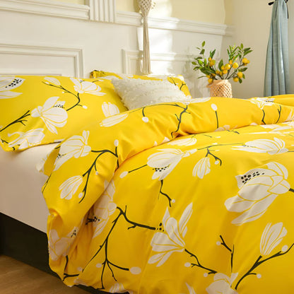 Elegant Floral 3-Piece Bedding Set for a Luxurious Touch