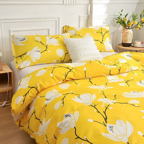Elegant Floral 3-Piece Bedding Set for a Luxurious Touch