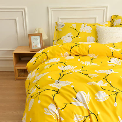 Elegant Floral 3-Piece Bedding Set for a Luxurious Touch