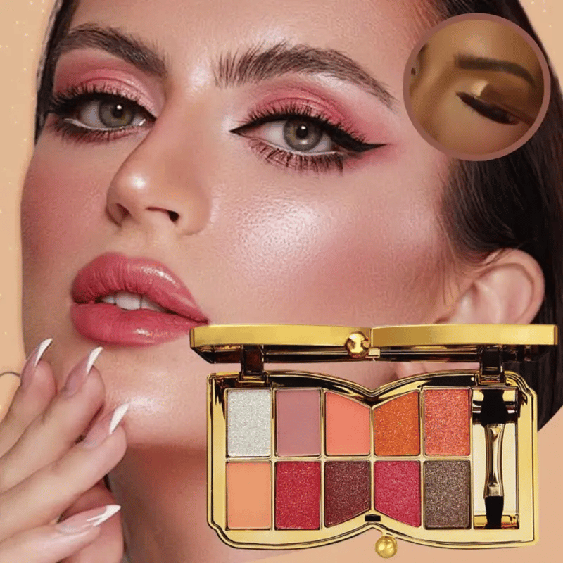 Glimmering Eyeshadow Collection | 10 Vibrant Shades