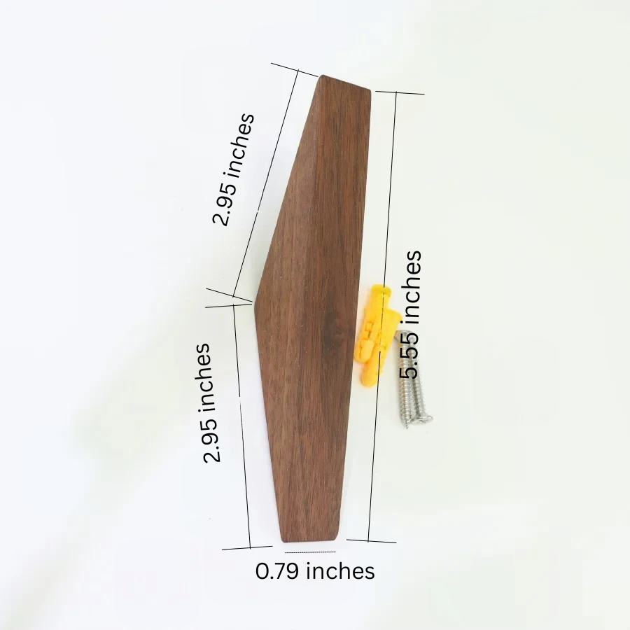 Decorative Coat Holder with Wooden Hook