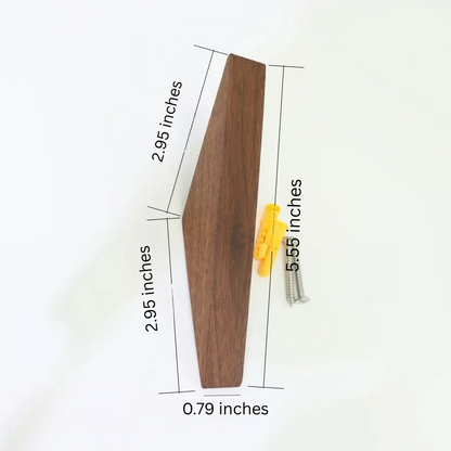 Decorative Coat Holder with Wooden Hook