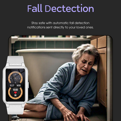 Fall Detection GPS Smartwatch for Seniors – Safety Monitoring Device