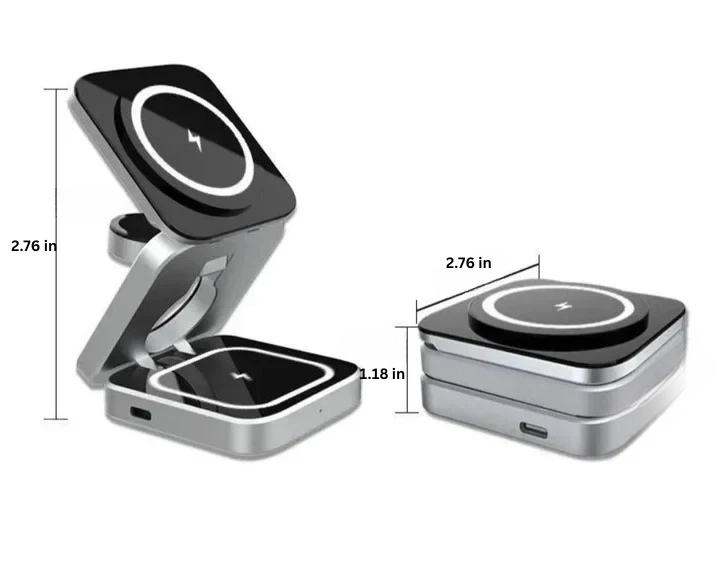 3-in-1 Fast Charging Station for Quick and Easy Power Solutions