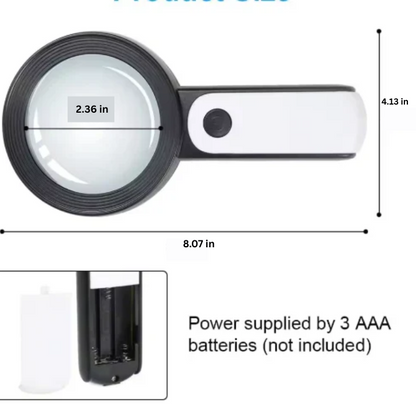 30x Magnifying Lens for Elderly Users
