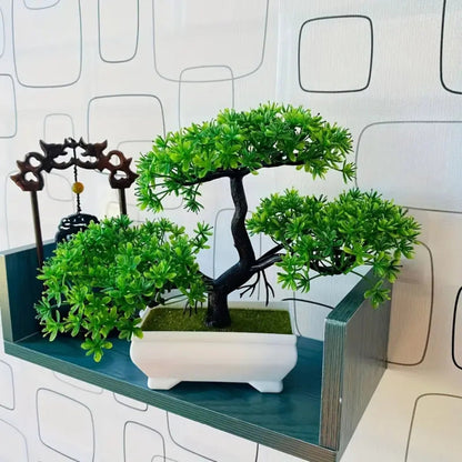 Tranquil Essence Mini Faux Bonsai Tree for Home or Office
