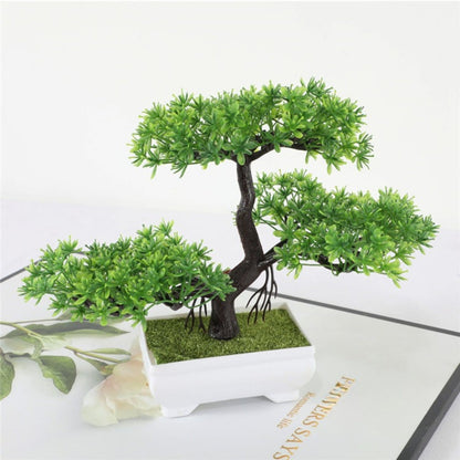 Tranquil Essence Mini Faux Bonsai Tree for Home or Office