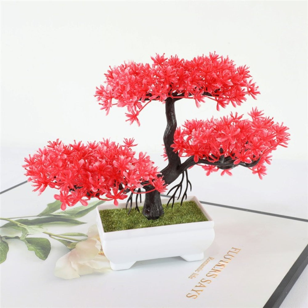 Tranquil Essence Mini Faux Bonsai Tree for Home or Office