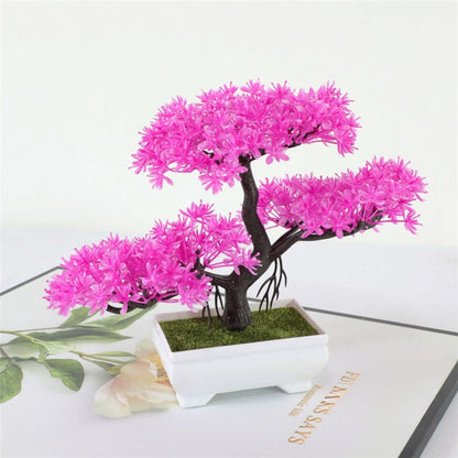 Tranquil Essence Mini Faux Bonsai Tree for Home or Office
