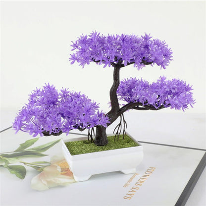 Tranquil Essence Mini Faux Bonsai Tree for Home or Office