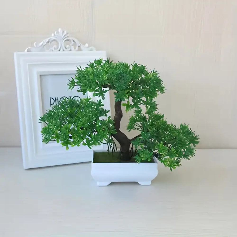 Tranquil Essence Mini Faux Bonsai Tree for Home or Office
