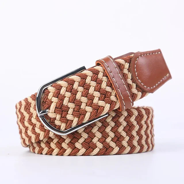 Stretchy Casual Belt Crafted from Elastic Fabric