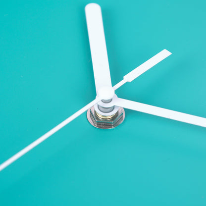 3D Wall Clock with Minimalist Tick Marks Design