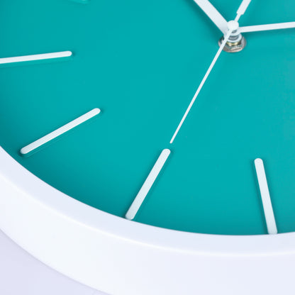 3D Wall Clock with Minimalist Tick Marks Design