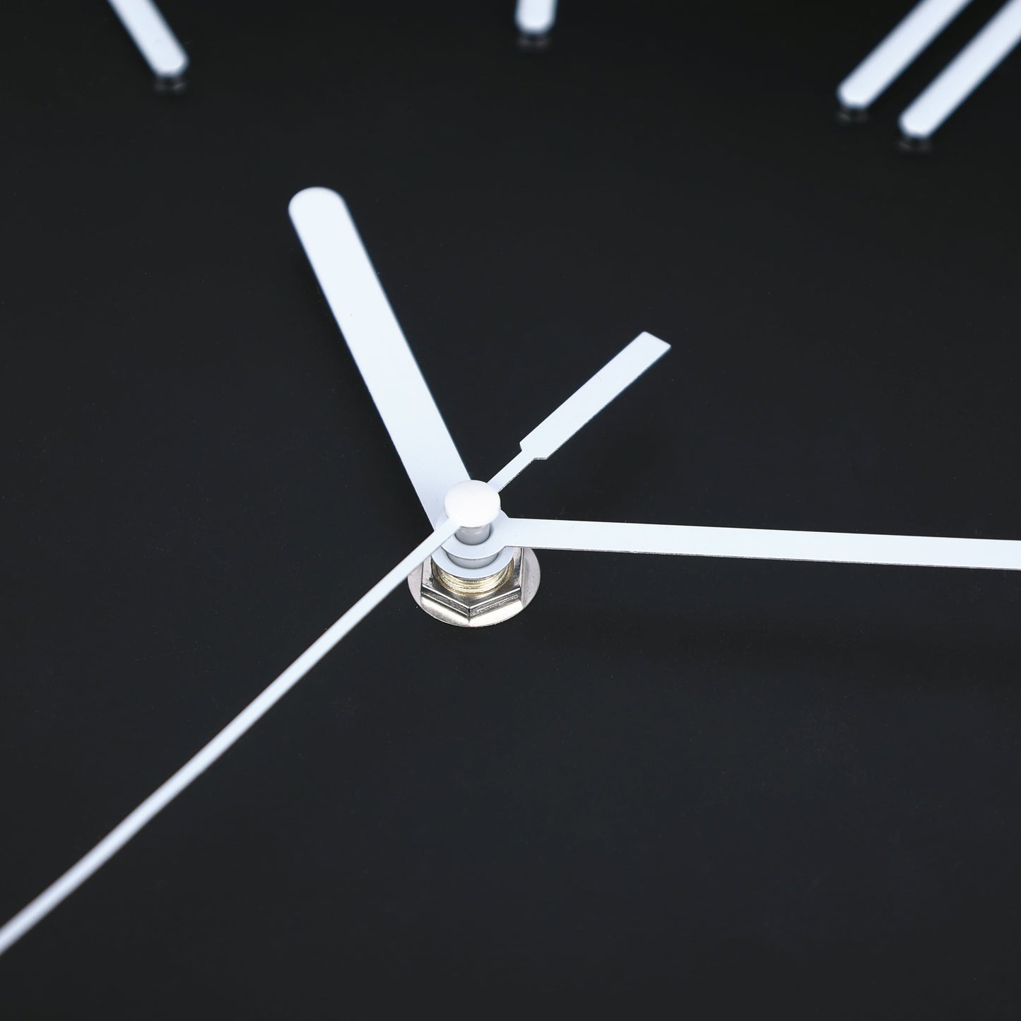 3D Wall Clock with Minimalist Tick Marks Design