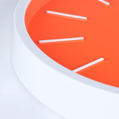 3D Wall Clock with Minimalist Tick Marks Design
