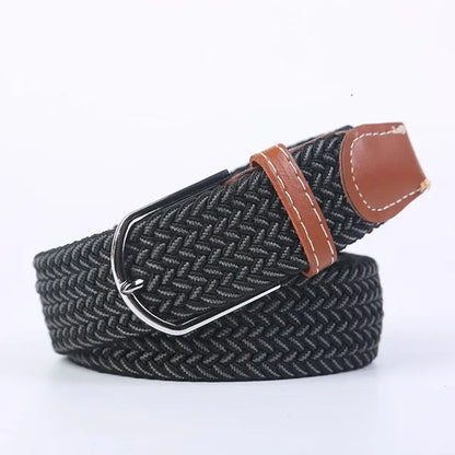 Stretchy Casual Belt Crafted from Elastic Fabric