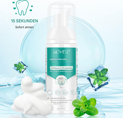 BrightSmile Foam Toothpaste | Gentle Stain Remover & Fresh Breath | Daily Use Duo
