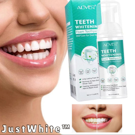 Brilliant Smile Whitening Foam Toothpaste | Stain Removal Made Easy