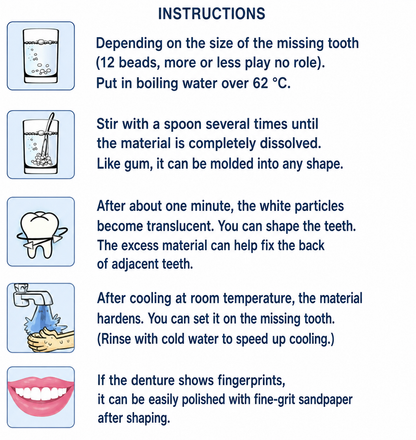 Instant Smile Repair Kit | Fill Gaps & Boost Confidence