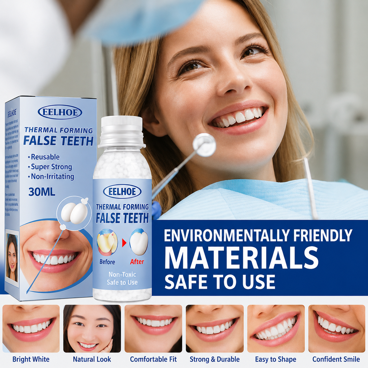 Instant Smile Repair Kit | Fill Gaps & Boost Confidence