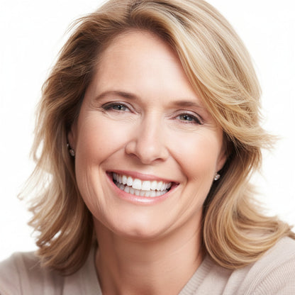 Dental Prosthesis with White Tooth Covers