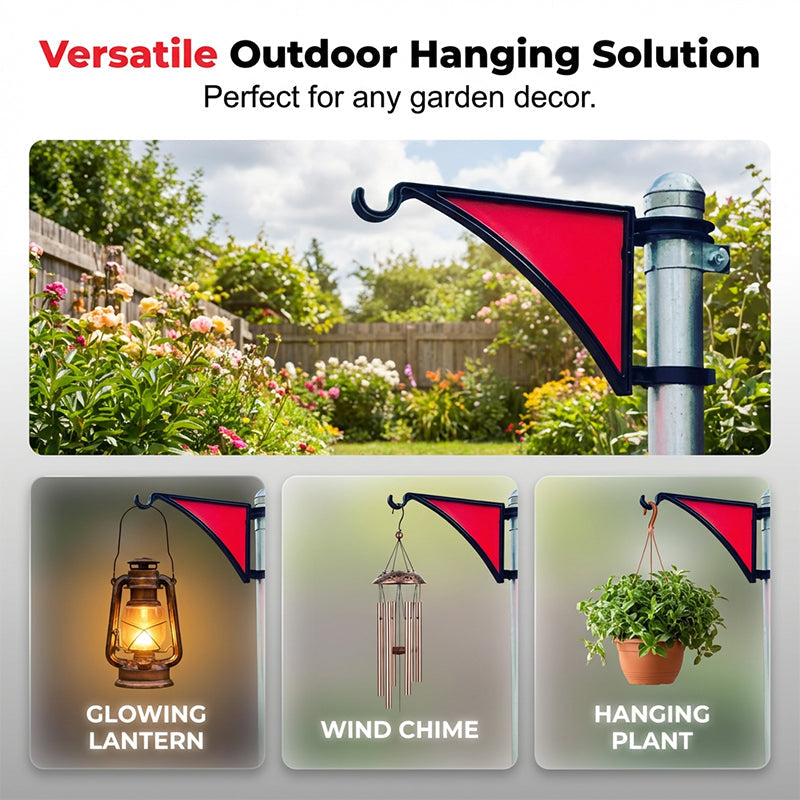 Quick & Easy Garden Hook for Metal Fences | No Tools Needed