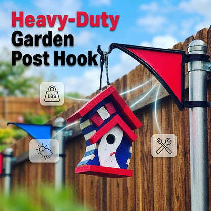 Quick & Easy Garden Hook for Metal Fences | No Tools Needed