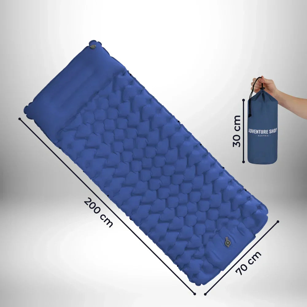 Self-Inflating Air Sleeping Mat – Lightweight, Compact, 10 cm Thickness