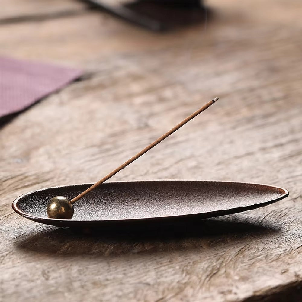 Tranquil Essence Incense Stand with Adjustable Bead