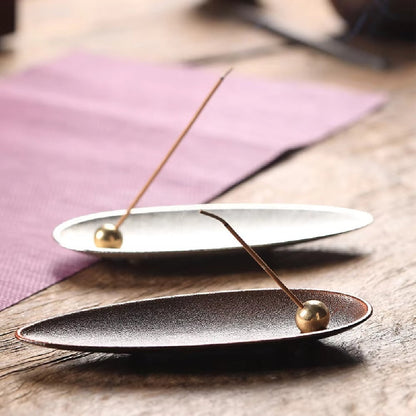 Tranquil Essence Incense Stand with Adjustable Bead