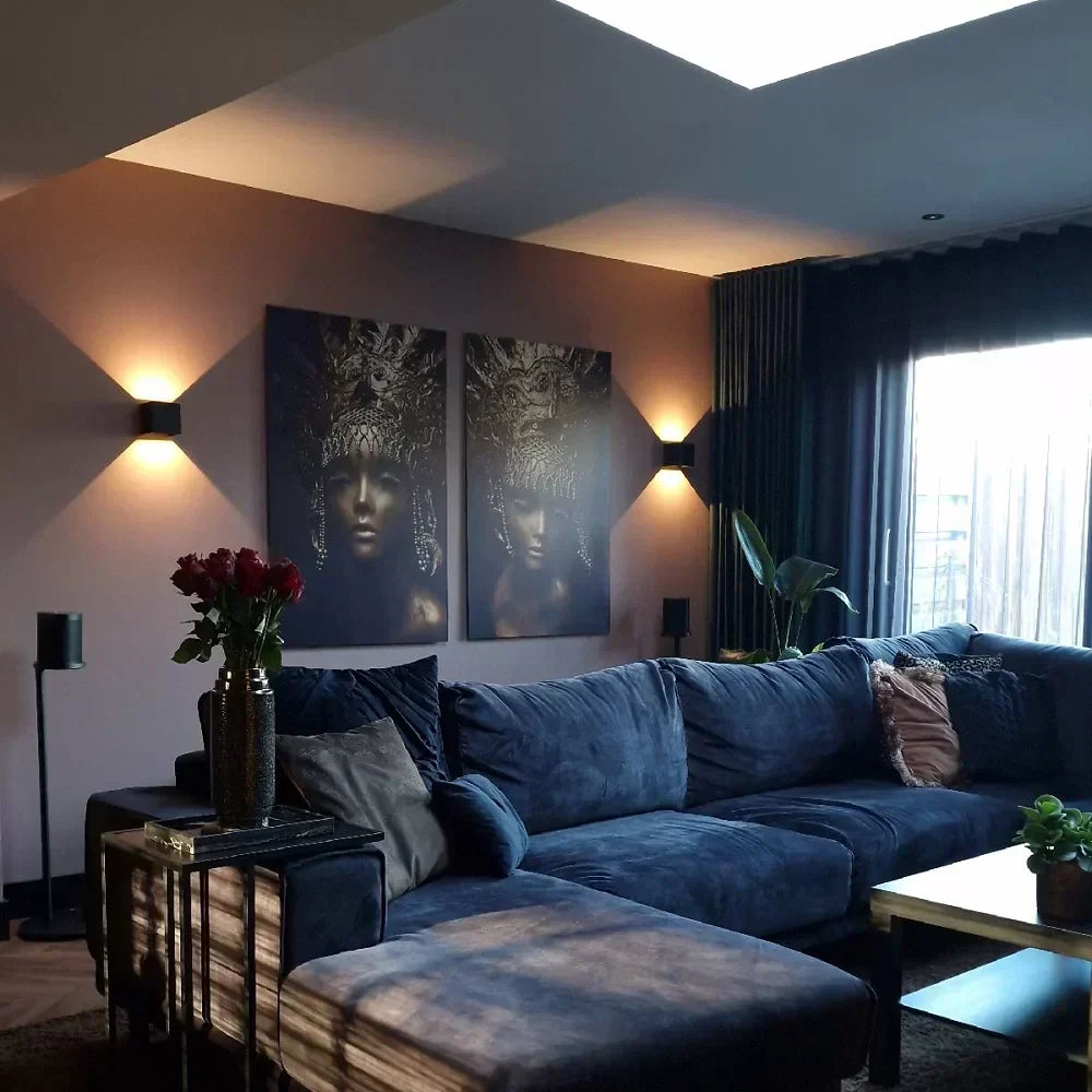 Smart Lighting Wall Lamp with Motion Sensor by ZenGlow Luxe