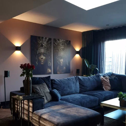 Smart Lighting Wall Lamp with Motion Sensor by ZenGlow Luxe